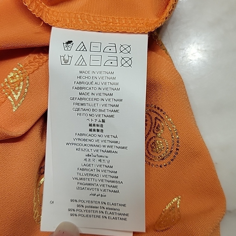 Michael Kors orange sleeveless top - Picture 12 of 12
